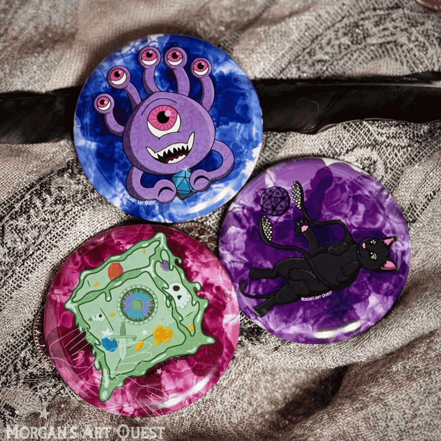 Wave Two Cutie Creatures Button Pins