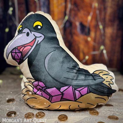 Squire Crow Pillow Plush