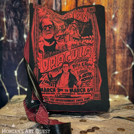 Upcycled Universal Monsters Bag