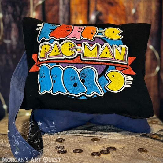 Upcycled Pac-man Bag