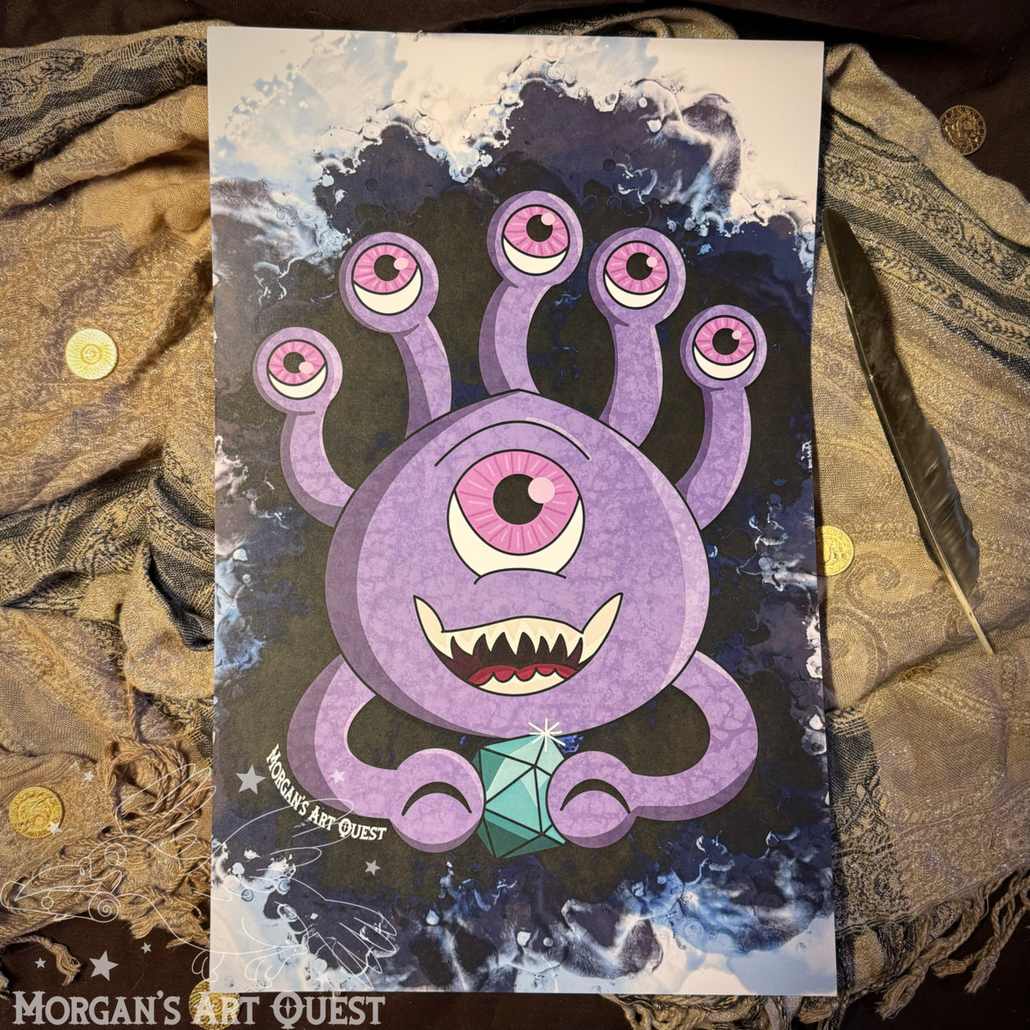 Eyeball Monster Print