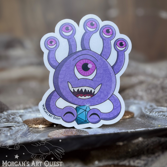 Eyeball Monster Sticker