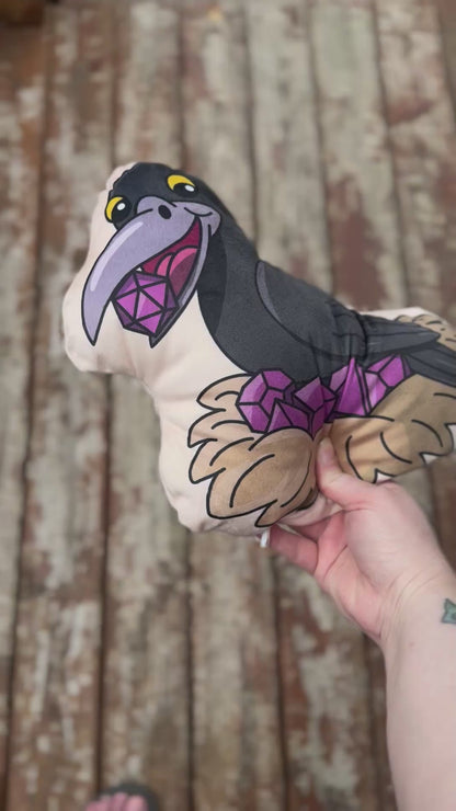 Squire Crow Pillow Plush