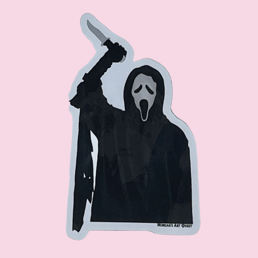 ghostface sticker